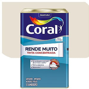 Tinta Acrílico Fosco Rende Muito Areia 16 L Coral
