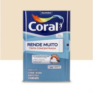 Tinta Acrílico Fosco Rende Muito Pérola 16L Coral