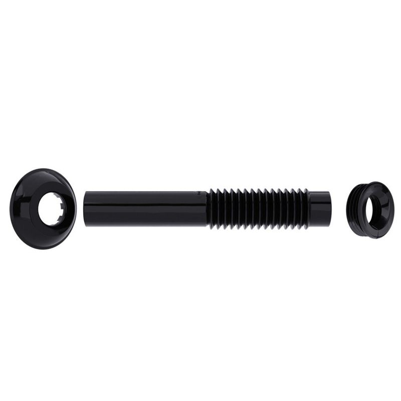 Tubo-Ligacao-Black-Ajustavel-Para-Vaso-260mm-Blukit