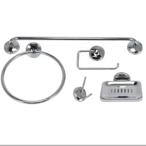 Kit Acessórios Smart Latão Cromado 5 Peças