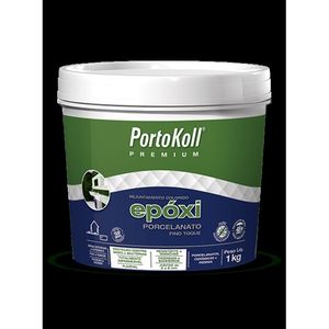 Rejunte Epoxi Porcelanato Preto Intenso 1Kg Portokoll