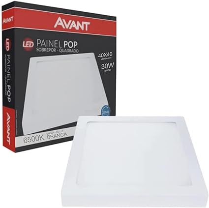 Painel-Led-Sobrepor-Pop-Quadrado-40-30W-6500K-Bivolt-Avant