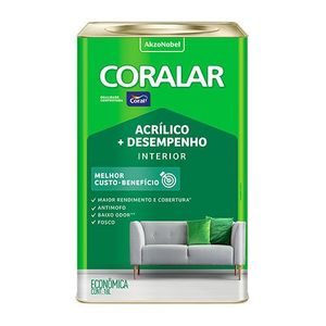 Coralar Acrílica Mais Dia Nublado 18L Coral