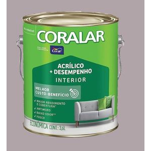 Coralar Acrílica Mais Dia Nublado 3,6L Coral