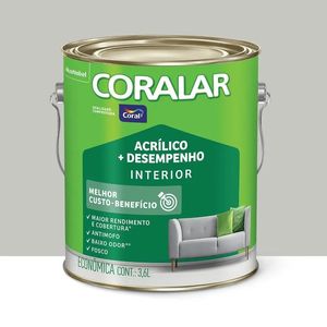 Coralar Acrílica Mais Neblina Paulista 3,6L Coral