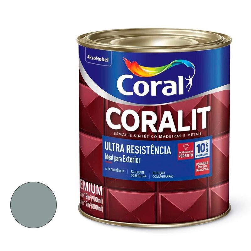 Esmalte-Coralit-Ultra-Resistencia-Alto-Brilho-Cinza-Medio-900ml-Coral