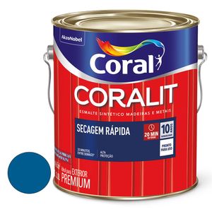 Secagem Rápida Coralit Brilhante Azul França 3,0L Coral