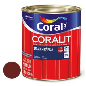 Secagem Rápida Coralit Brilhante Vermelho Goya 750ml Coral