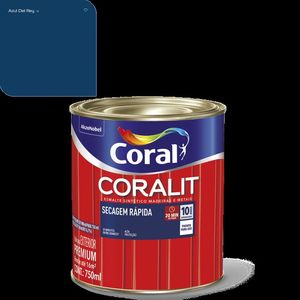 Secagem Rápida Coralit Brilhante Azul Del Rey 750ml Coral