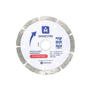 Disco de Corte Segmentado 110mm Dimaestro Moldimplas