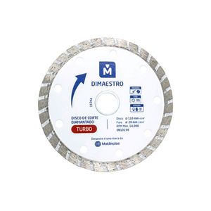 Disco de Corte Diamantado Turbo Dimaestro Moldimplas