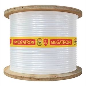Cabo Coaxial 95% Branco 1m Megatron