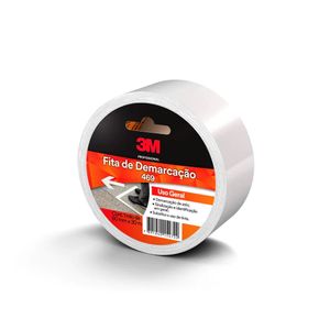 Fita Demarcação Solo Branca 50mmX30m 3M