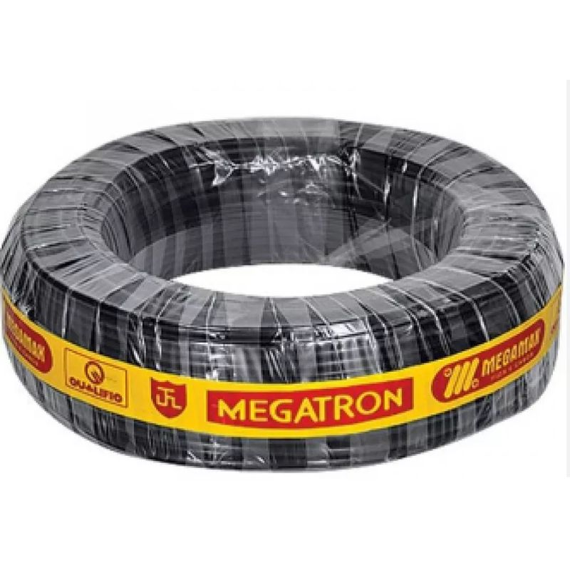 Cabo-Paralelo-300v-4x2-5mm-Preto-1m-Megatron
