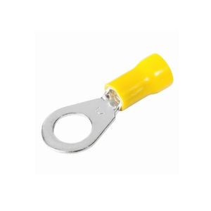 Terminal Pré-Isolado Olhal Amarelo 25mm Furo 8 Com 4 Unidades Easy