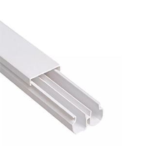 Canaleta 20x10x2000mm Com Fita Dupla Face Branca Ilumi