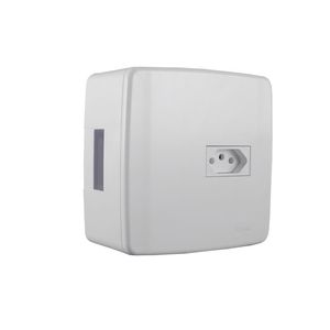 Caixa +Tomada 2P+T 20A 250V Compacta Sem Disjuntor Ilumi