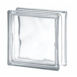 Bloco De Vidro Wave Trasparente 19 x 19 Liege