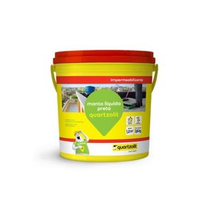 Impermeabilizante Manta Líquida Preta 3,6kg Quartzolit