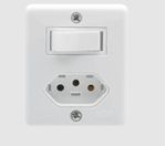 Conjunto-Interruptor-Simples-Sobrepor-6A---Tomada-2P-T-10A-250V-Ilumi
