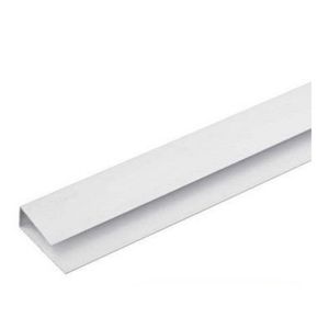 Perfil Arremate Tipo U Branco Gelo 6M Roda Forro Multilit