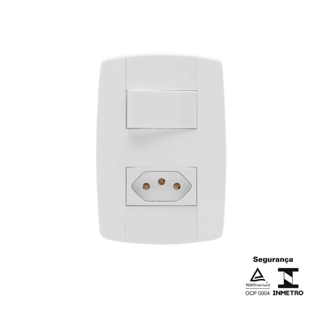 Conjunto-Interruptor-Simples---Tomada-10A-250V-Ilumi-Lev