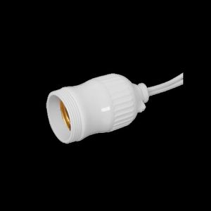 Soquete Com Rabicho Branco 1612 Ilumi