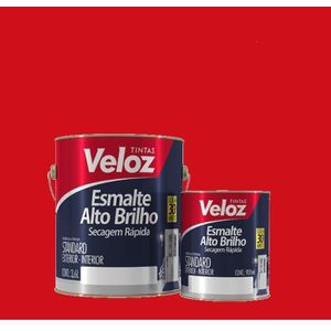 Esmalte Alto Brilho Vermelho 750 MiliLitros Veloz
