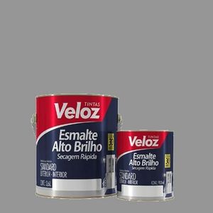 Esmalte Alto Brilho Cinza Médio 3,0 Litros Veloz