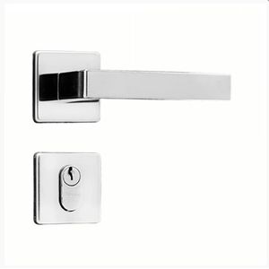 Fechadura Externa Alavanca Quadrada Retrátil Cromada 1701/19Qc Silvana