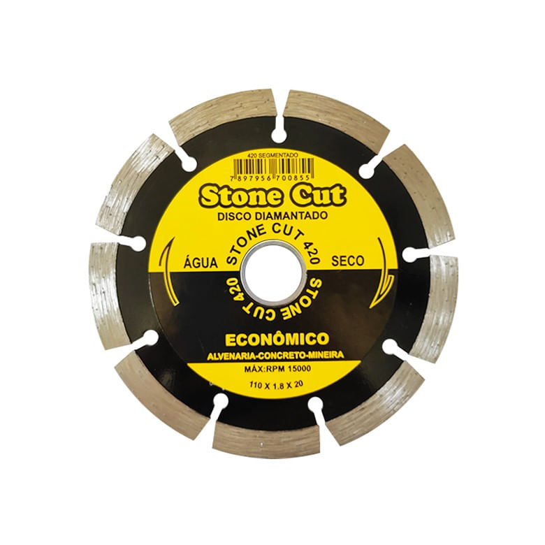 Disco-Diamantado-Segmentado-SC-420-Concreto-Parede-110x20x8mm-Stone-Cut