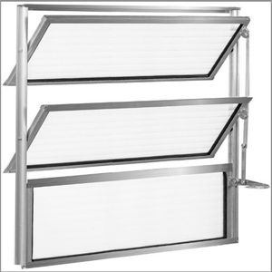 Basculante 60Cmx80Cm Natural Aluvid