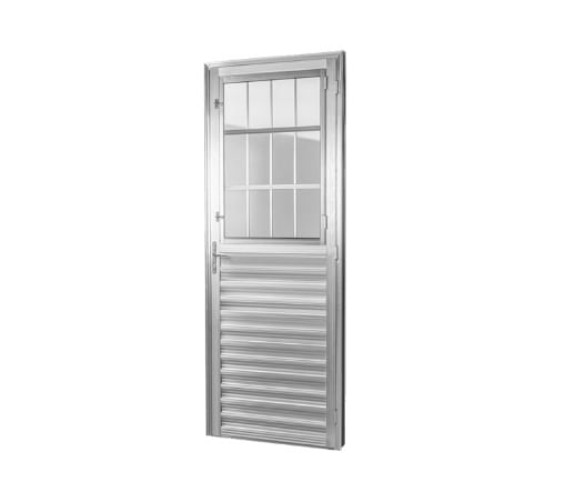 Porta-Postigo-80Cmx210Cm-Vidro-Canelado-Lado-Esquerdo-Aluvid