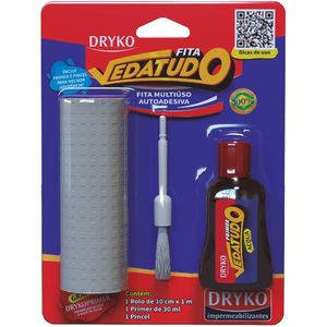 Fita Vedatudo Cinza 10CmX1,00m Dryko