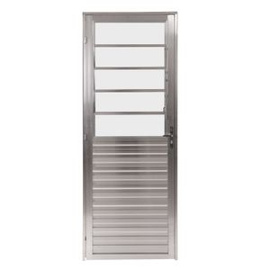 Porta Basculante Home Branco Liso Lado Direito 0,80CmX2,10m Quality