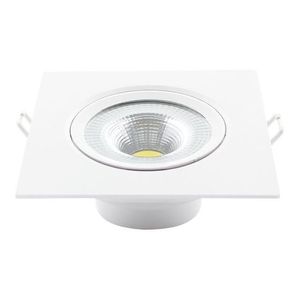 Spot Led Authentic Embutir Quadrado 4000K 12W Bivolt Avant