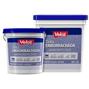 Tinta Emborrachada Cinza de Prata 3,6L Veloz