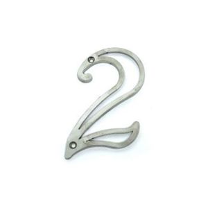Número 2 Zamak Niquelado Silvana