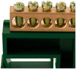 Barramento-Terra-Din-10-Ligacoes-Tramontina-Com-Suporte-Verde-Tramontina