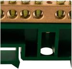 Barramento-Terra-Din-10-Ligacoes-Tramontina-Com-Suporte-Verde-Tramontina