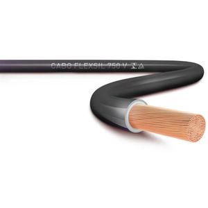 Cabo Pp Flex 500v 2x2,50mm Preto Metro Sil
