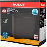 Arandela-LED-Elegance-Rischi-Preta-6w-3000k-Ip65-Bivolt-Avant