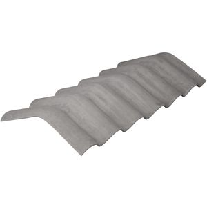 Cumeeira Normal Com Tamanho de 1,10mx53cm e Inclinação de 10º Com Espessura de 6mm Brasilit