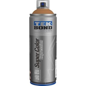Tinta Spray Super Color Mocha/Fosco Expression 400ml/312g Tek Bond