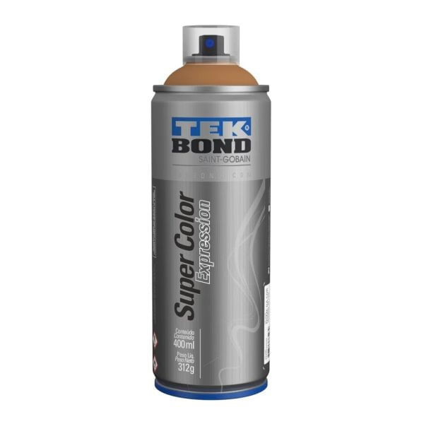 Tinta-Spray-Super-Color-Mocha-Fosco-Expression-400ml-312g-Tek-Bond