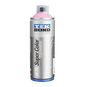 Tinta Spray Super Color Rosa Crush/Fosco Expression 400ml/312g Tek Bond