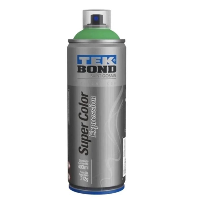 Tinta-Spray-Verde-Camaleao-Fosco-Expression-400ml-312g-Tek-Bond