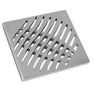 Grelha Quadrada Cromada de 100mm Tigre