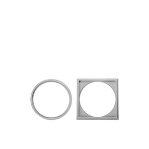 Porta Grelha Redondo Branco de 9,7cm Astra