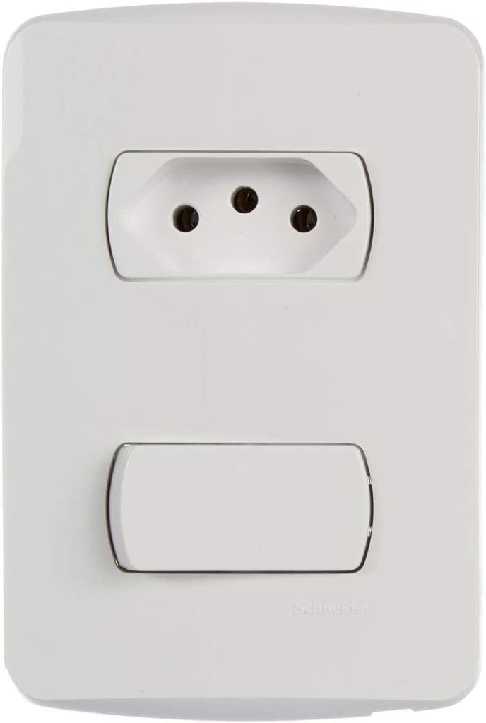 1-Interruptor-Simples---Tomada-2p-t-10-Amperes-250-Volts-Branco-Miluz-Schneider